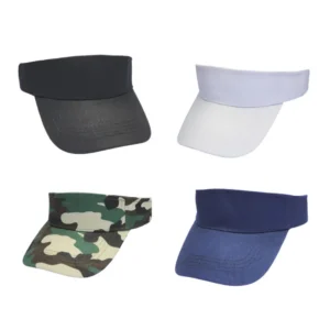 Viseras con abrojo en colores varios de poliéster o gabardina para regalos empresarios, acciones de marcas y todo tipo de eventos corporativos.