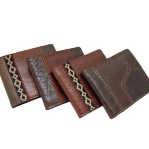 Billeteras cuero artesanales en modelos varios regionales para souvenirs de turismo y regalos corporativos empresarios de empresas.