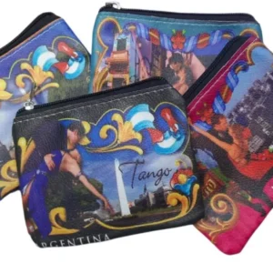 Monedero de tango en modelos varios de diseño artesanal regional para souvenirs de turismo y regalos corporativos empresarios de empresas.