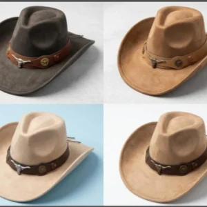 Sombrero cowboy paño en modelos y colores varios regionales para souvenirs de turismo y regalos empresarios corporativos de empresas.